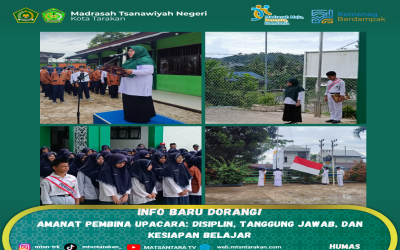 Amanat Pembina Upacara: Disiplin, Tanggung Jawab, dan Kesiapan Belajar