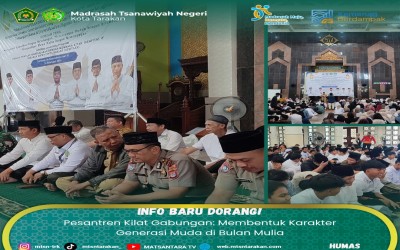 MTs Negeri Tarakan Ambil Bagian dalam Pesantren Kilat Ramadhan 1447 H: Meneguhkan Iman, Menguatkan Karakter di Era Society 5.0