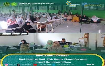 Dari Layar ke Hati: Zikir Kamis Virtual Bersama Kanwil Kemenag Kaltara