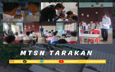 Sinergi Madrasah dan Platform edukasi Digital dalam persiapan TKA Siswa MTsN Tarakan Kelas IX.