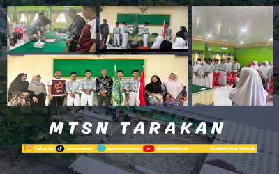 Resmi Dilantik, OSIM MTs Negeri Tarakan 2026–2027 Siap Cetak Pemimpin Berkarakter