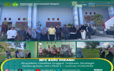 Wujudkan Fasilitas Unggul: Tinjauan Strategis Gedung baru MTs Filial 3