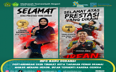 Pertandingan O2SN Tingkat Kota Tarakan Penuh Drama! Mawar Menang Heroik, Irfan Terhenti karena Cedera